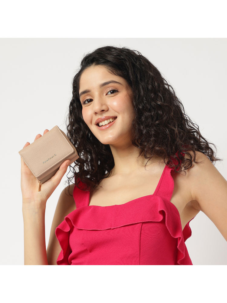 fastrack accessories Fastrack Beige Solid Wallet-picture-15