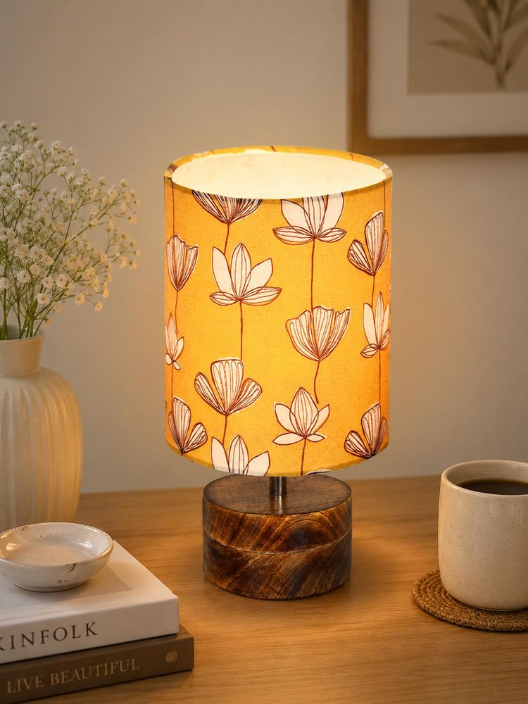 Homesake Yellow Antique Base E27 Creative Reading Bedside Table Lamp-picture-30