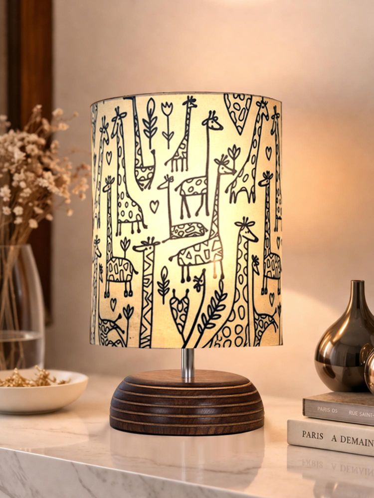 Homesake Beige Antique Base E27 Creative Reading Bedside Table Lamp-picture-14