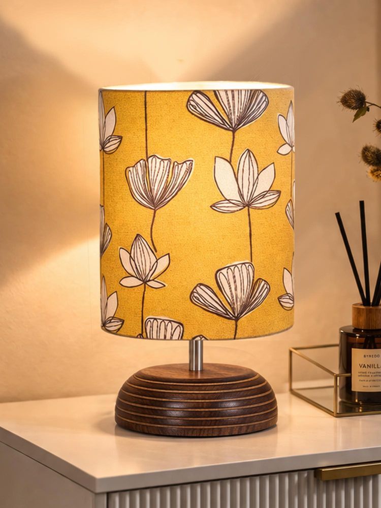 Homesake Yellow Antique Base E27 Creative Reading Bedside Table Lamp-picture-21