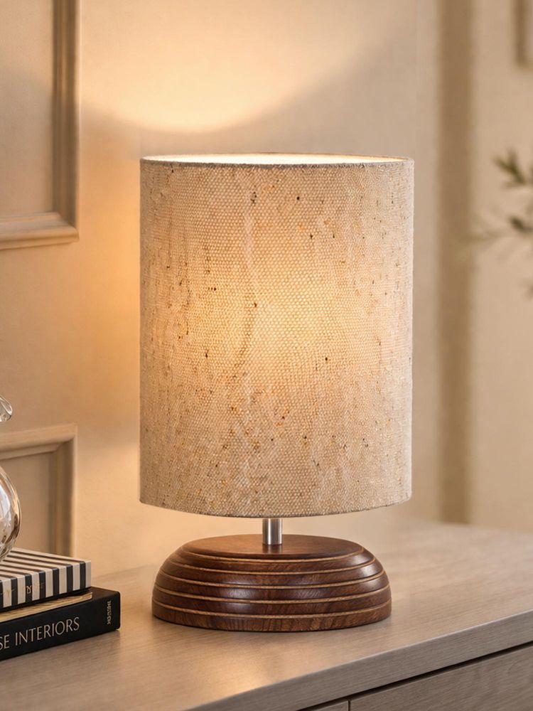 Homesake Beige Antique Base E27 Creative Reading Bedside Table Lamp-picture-16