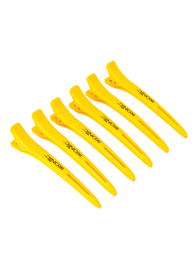 Ikonic Professional Carbon Section Clips - Yellow