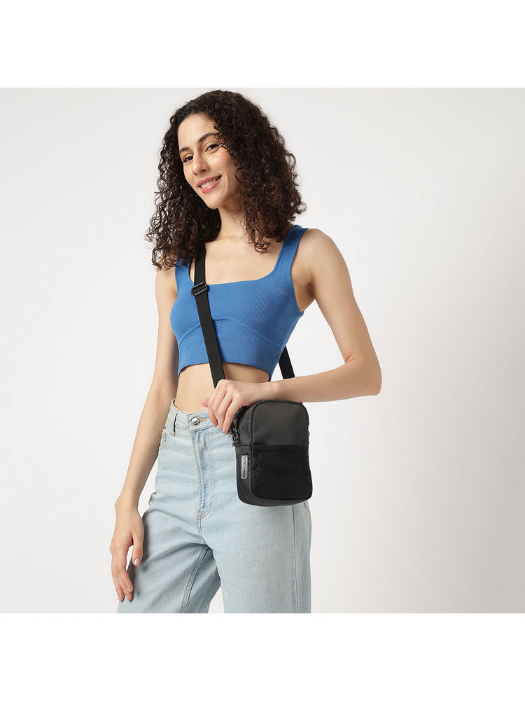 Fastrack Black Crossbody Sling Bag-image-36
