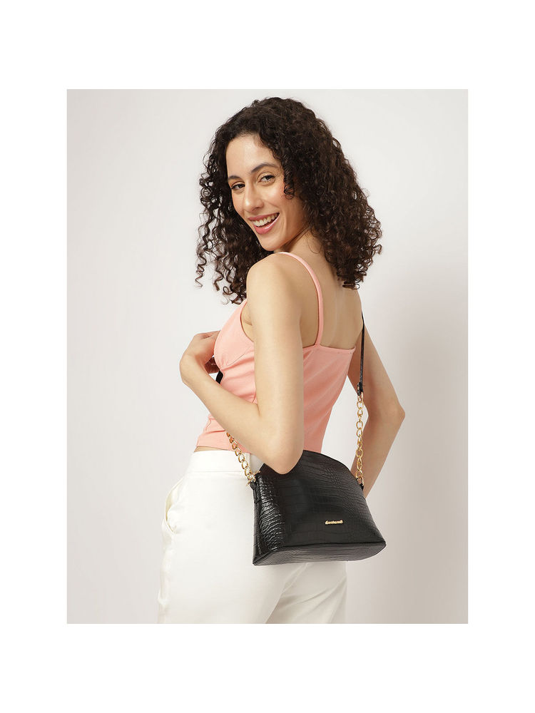 fastrack accessories Fastrack Black Trendy Sling Bag (M)-picture-12