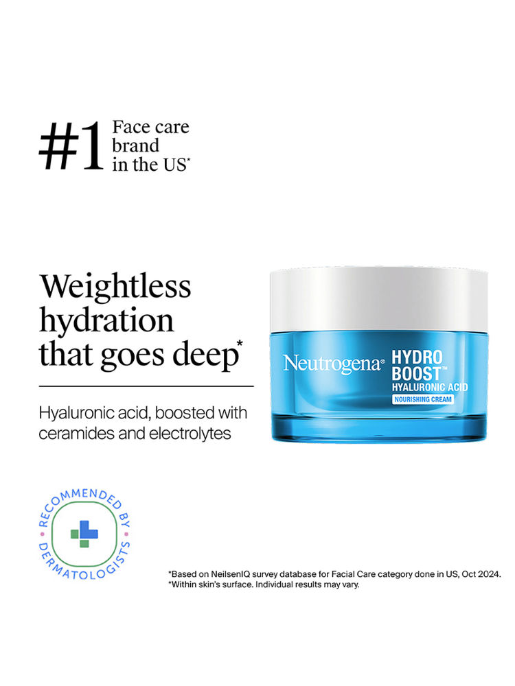 Neutrogena Hydro Boost Nourishing Cream Moisturizer with Hyaluronic Acid + Ceramides For Dry Skin-picture-33
