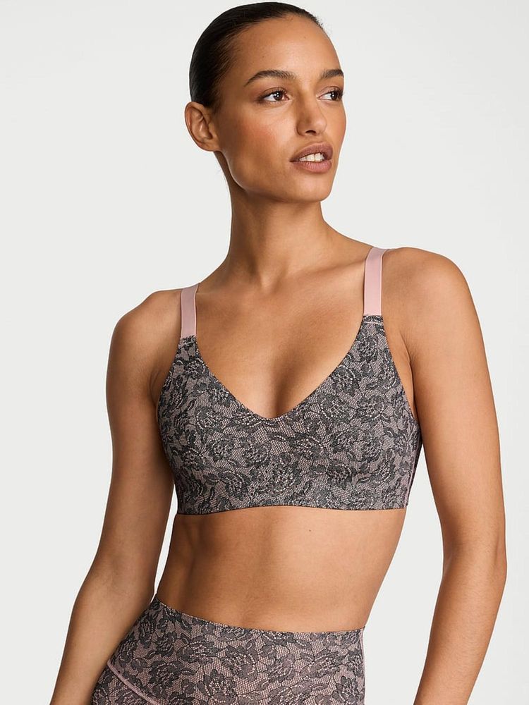 victoria's secret intimates Victoria's Secret VSX Featherweight Medium V-Neck Grey Bra-picture-21