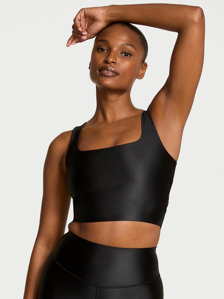 victoria's secret intimates Victoria's Secret VSX GlossyTech Square-Neck Cami Top-picture-27