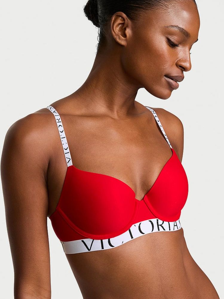 Victoria's Secret The T-shirt The CoolRed Bra Lightly Lined Red Bra-image-48