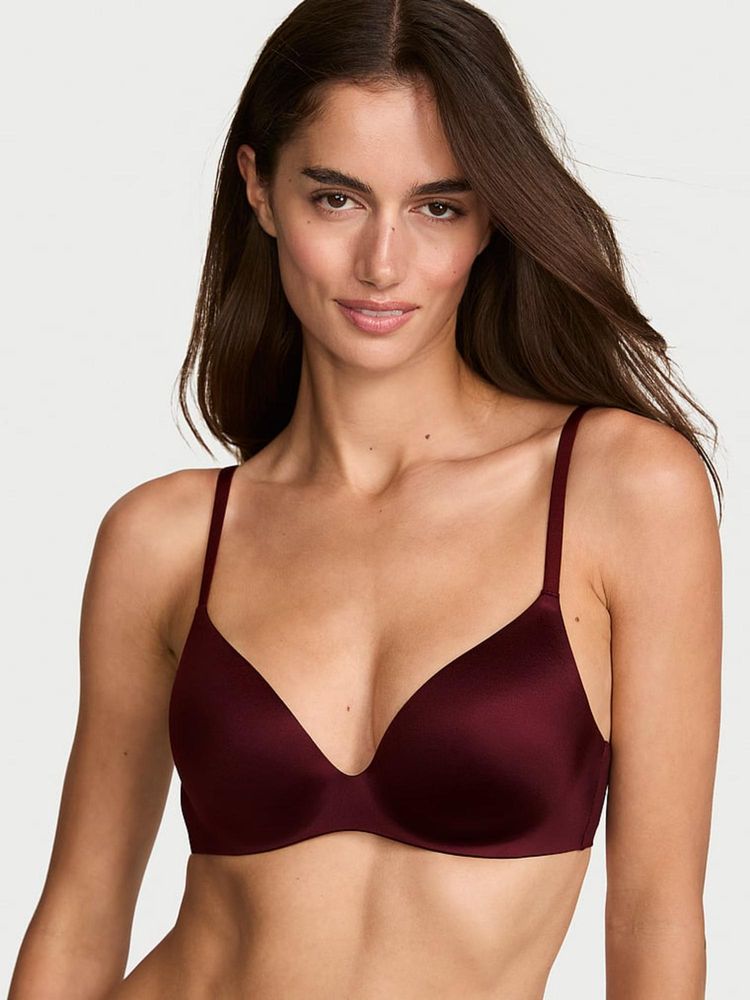 victoria's secret intimates Victoria's Secret Body by Victoria FlexFactor Lightly Lined Plunge Demi Brown Bra-picture-24