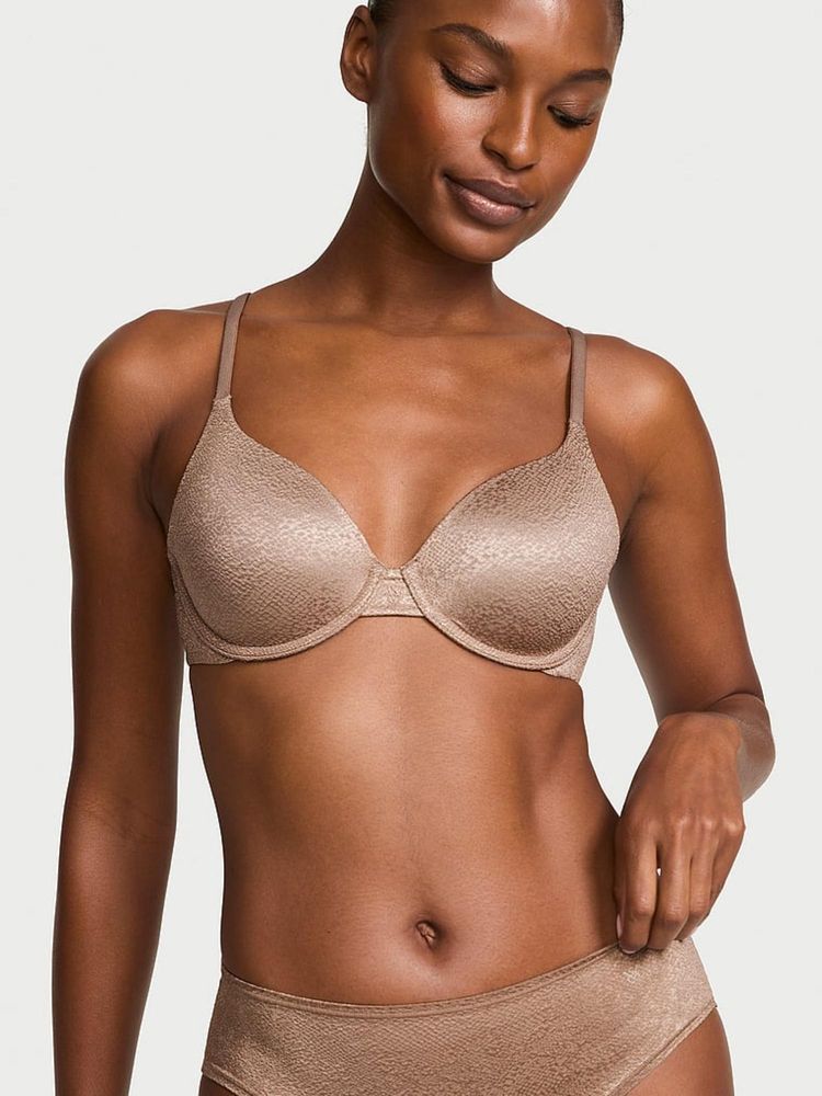 victoria's secret intimates Victoria's Secret Body by Victoria Lightly Lined Full-Coverage Brown Bra-picture-27