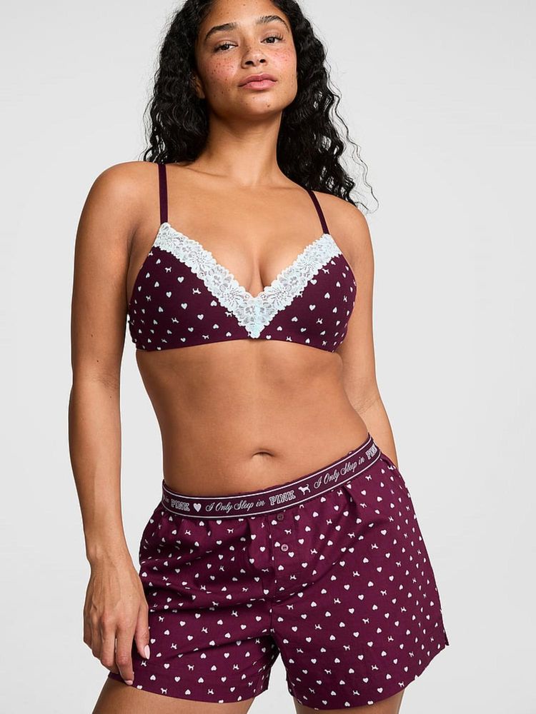 victoria's secret intimates Victoria's Secret Wear Everywhere Lightly Lined Wireless Wine Bra-picture-10