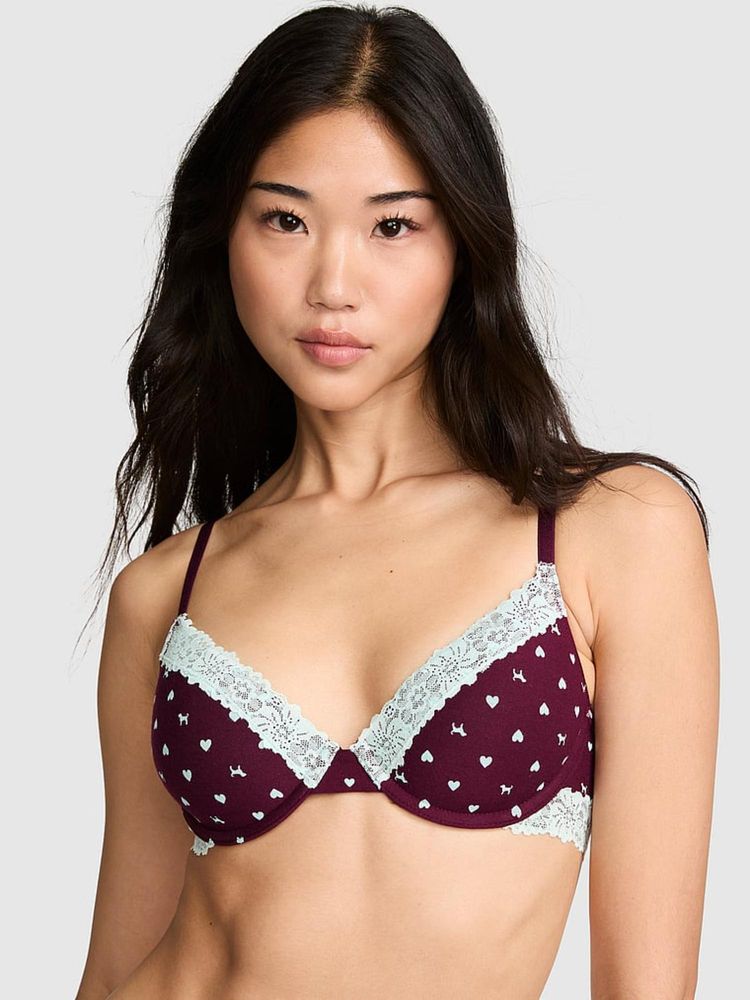 Victoria's Secret Wear Everywhere Lightly Lined Full Coverage T-Shirt Multi-Color Bra-image-13