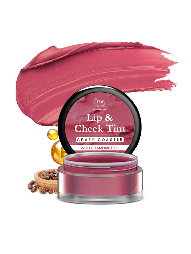 TNW The Natural Wash Tunnel Of Love Lip & Cheek Tint With Rosehip Oil For Natural Makeup Look