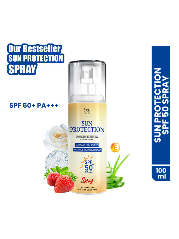 TNW The Natural Wash Sun Protection Sunscreen SPF 50+ PA+++ Spray With UVA UVB-image-8