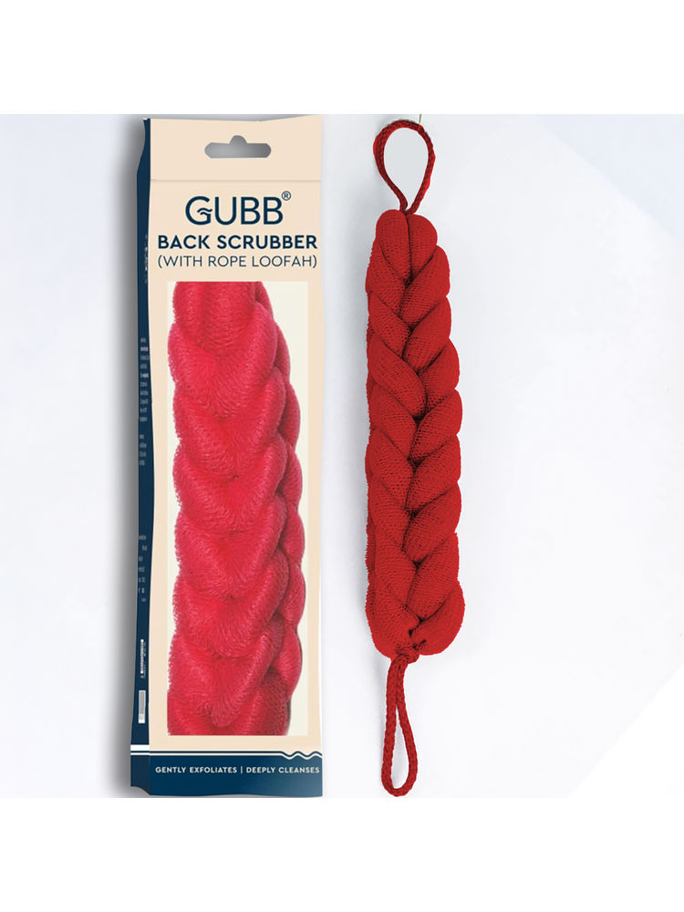 GUBB Back Scrubber Rope Loofah For Bathing For Women & Men Colour May Vary