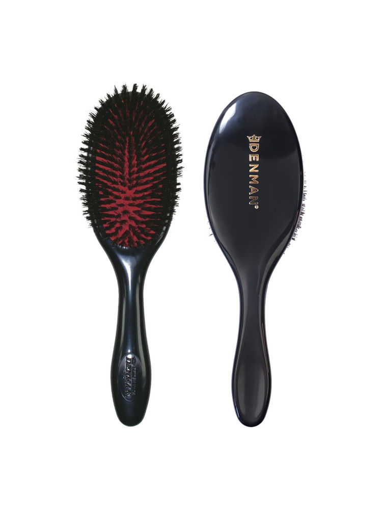Denman Hair Brush The Finisher Cushion D82M - Black-picture-17