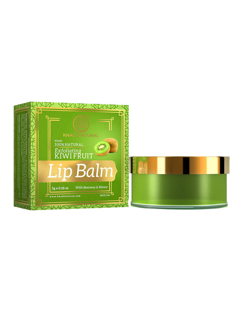 Khadi Natural Kiwi Fruit Lip Balm With Beewax & Honey Moisturized & Soften Lips-image-12