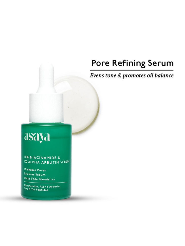 Asaya 10% Niacinamide Serum With Alpha Arbutin - Lightweight Pore Minimising Serum For Glowing Skin-picture-30