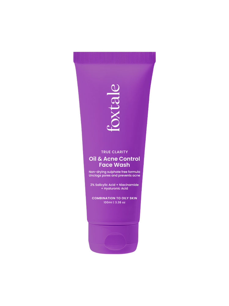 Foxtale True Clarity Oil And Acne Control Face Wash