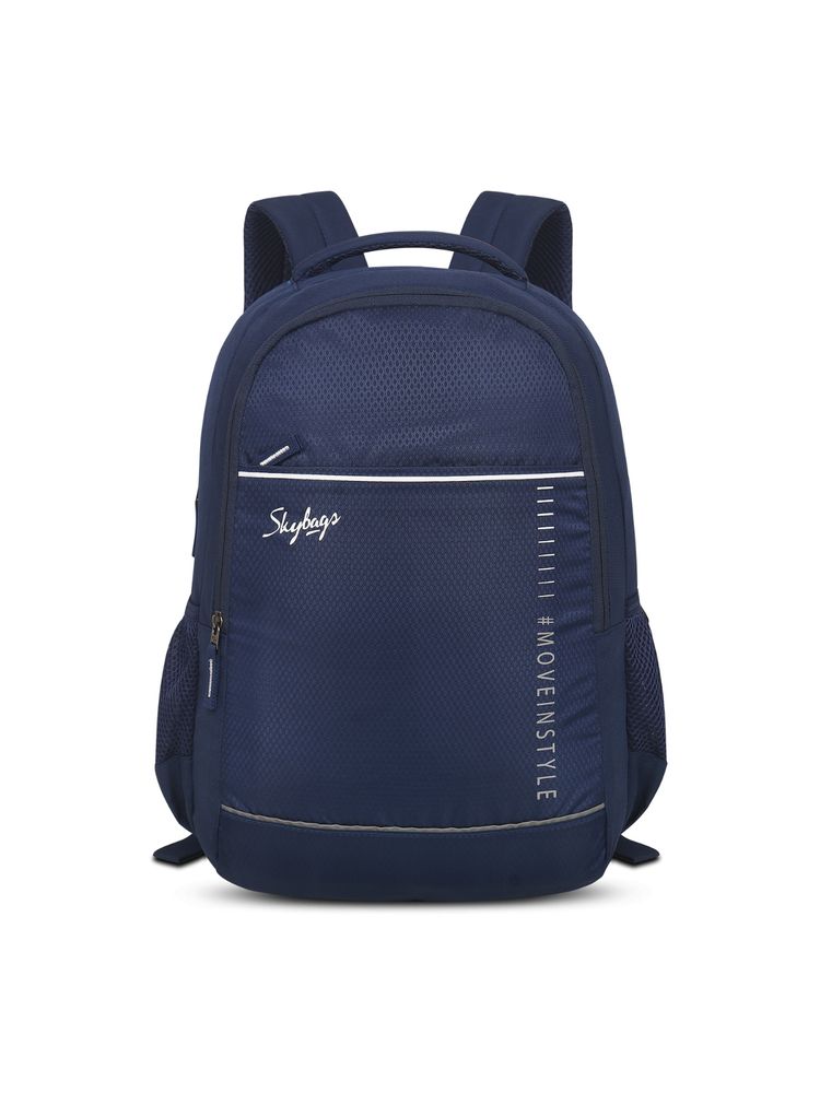 Skybags Ikon 01 College Backpack (E) Navy Blue-picture-28