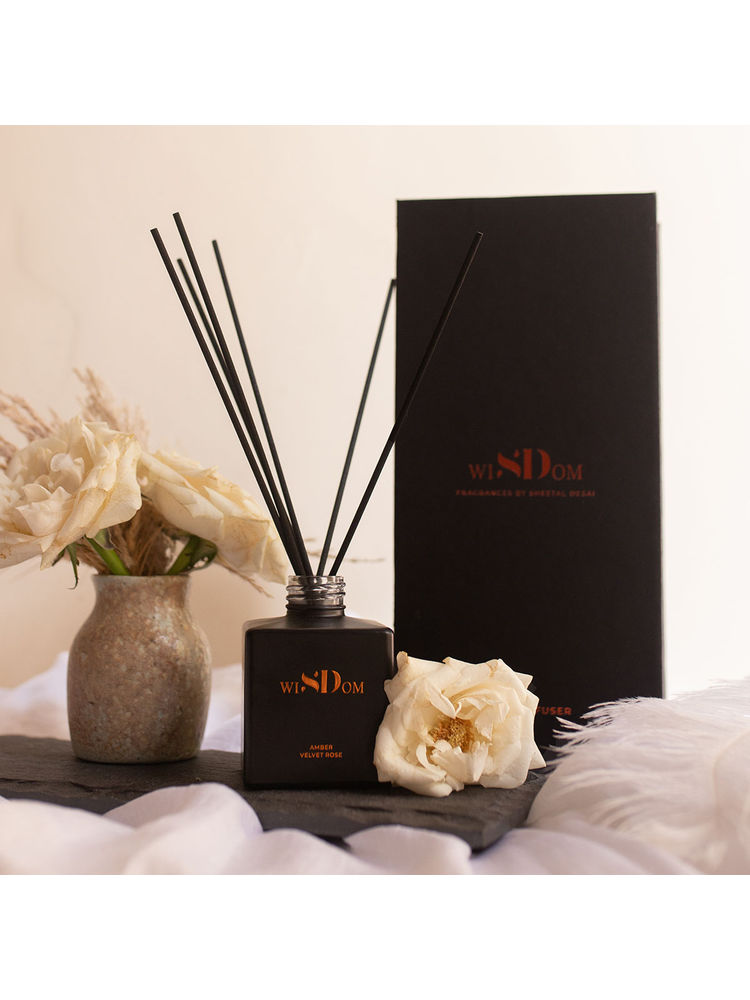 wiSDom by Sheetal Desai Orchid & Vanilla Luxury Scented Reed Diffuser-image-9