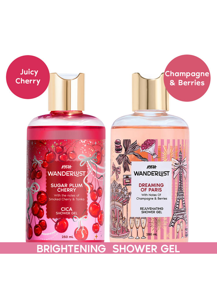 Wanderlust Fruity & Cherry Shower Gel Set of 2-image-9