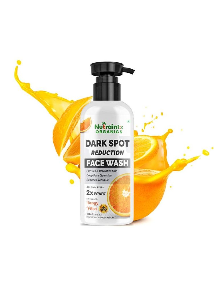 Nutrainix Organics Dark Spot Reduction Face Wash Removes Dead Skin Cells & Dark Spots
