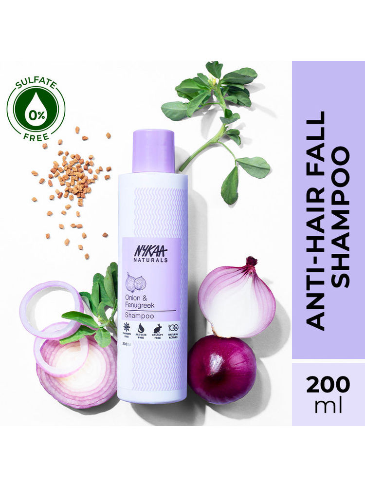 Nykaa Naturals Anti-Dandruff Sulphate-Free Shampoo With Apple Cider Vinegar, Ginger & Tea Tree Oil