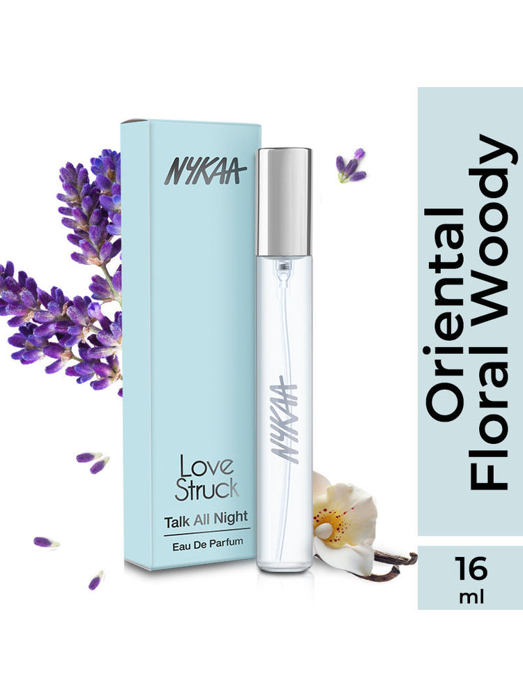 Nykaa Love Struck Talk All Night Floral Musky Mini Travel Size Perfume With Amber For Women