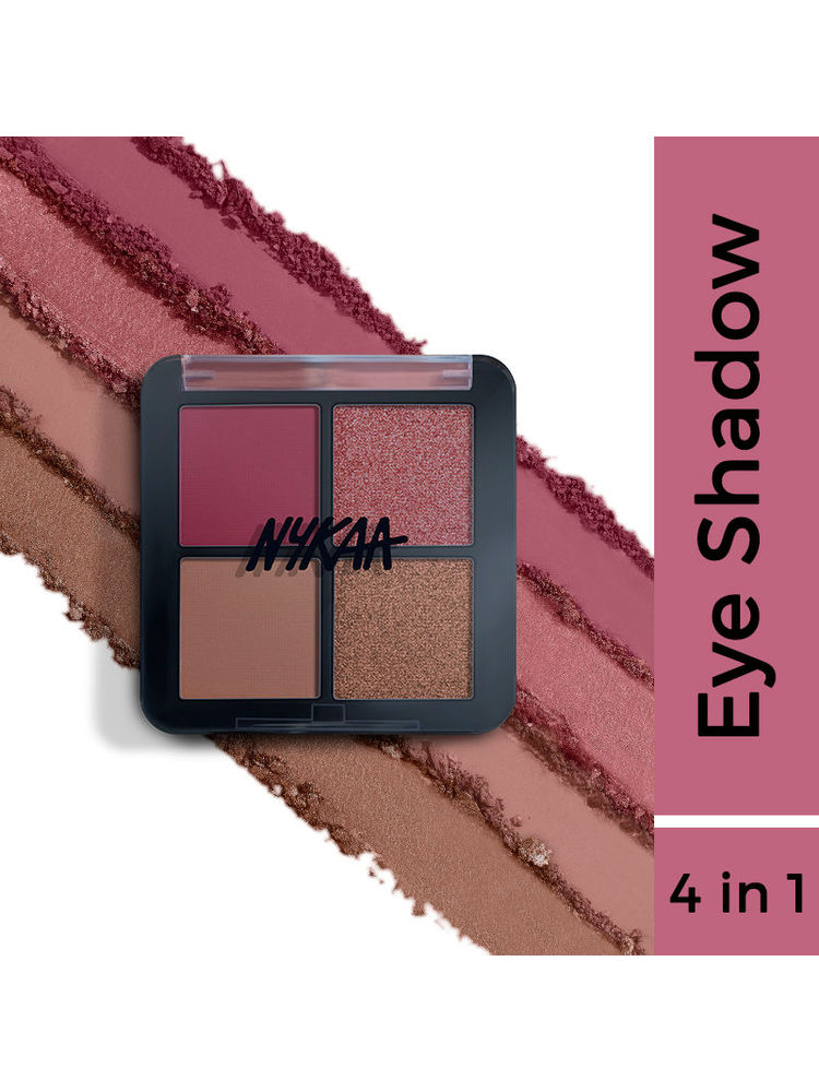Nykaa Cosmetics Eyes On Me! 4 In 1 Quad Eyeshadow Palette