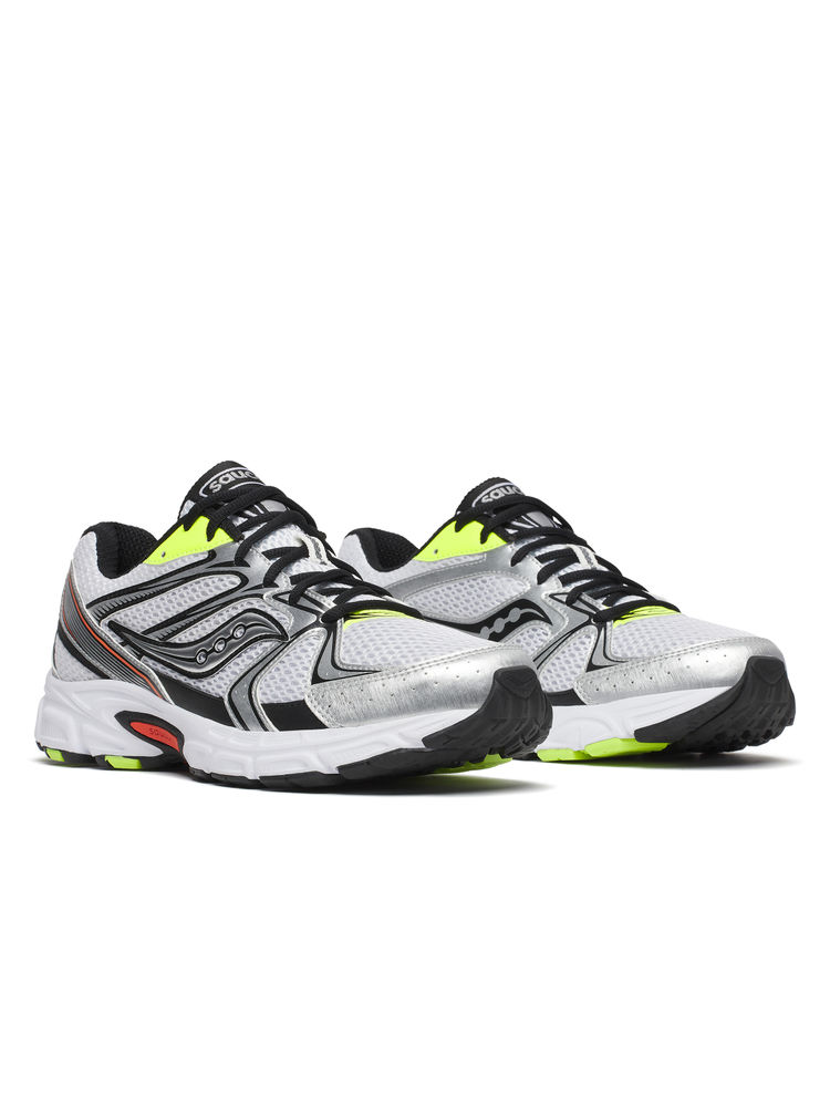 Saucony Unisex Ride Millennium Sneakers Progrid Off White & Silver-image-30