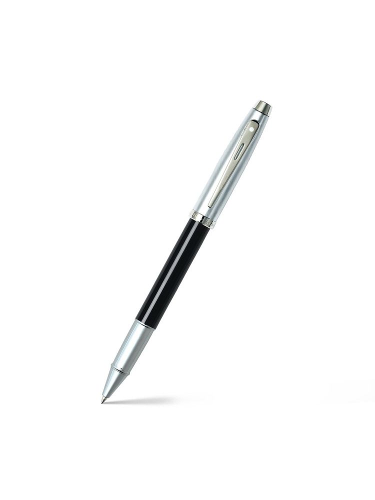 Sheaffer 9313 Gift 100 Rollerball Pen - Black Barrel Brushed Chrome Cap with Chrome Plated Trim-image-7