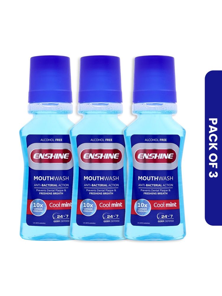 Enshine Alcohol-Free Mouthwash 10X Longer Cooling - Pack Of 3-image-4