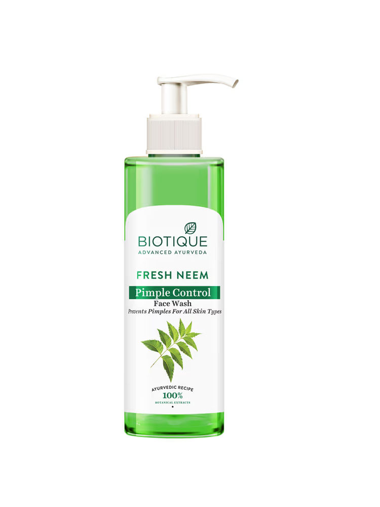 Biotique Bio Neem Purifying Face Wash Prevents Pimples For All Skin Types