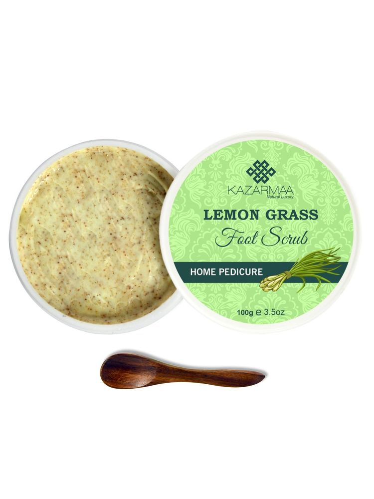 Kazarmaa Anti Fungal Lemon Grass Foot Scrub For Home Pedicure With Natural Oils-picture-41