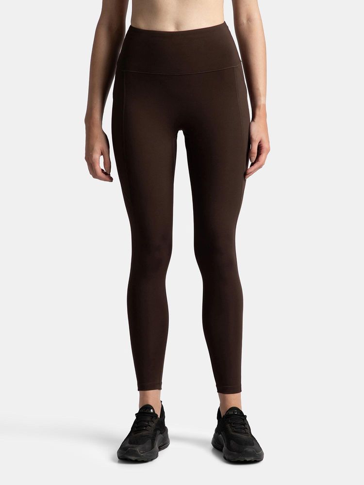 Jockey MW68 Women Microfiber Elastane 7/8th Active Wear Leggings - Earth-picture-26