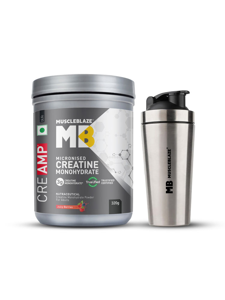 MuscleBlaze Creamp Creatine Monohydrate With Shaker - Juicy Berries