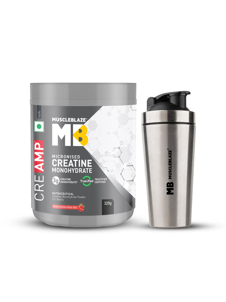 MuscleBlaze Creamp Creatine Monohydrate With Shaker - Watermelon