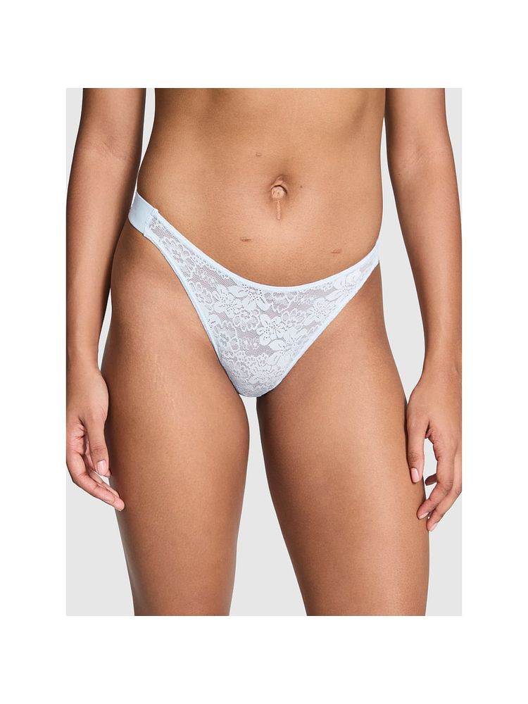 victoria's secret intimates Victoria's Secret Pink Wink High-Leg Thong Panty Blue-picture-23