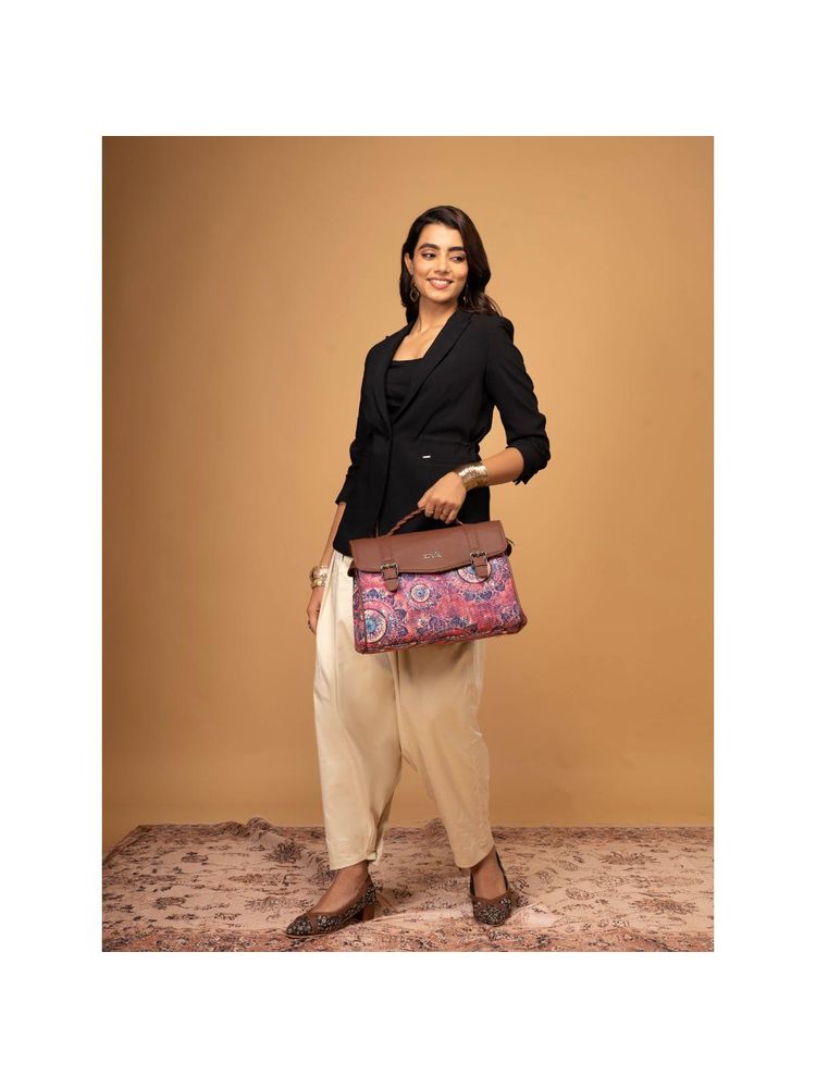 Zouk Konkona Heritage Satchel Bag - Space Chakra-picture-12