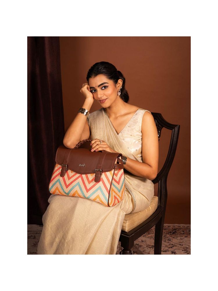 Zouk Konkona Heritage Satchel Bag - Wavbeach-picture-25