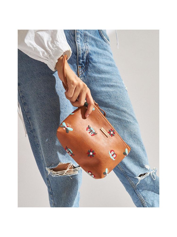 Chumbak Owl Eyes Embroidered Pouch-image-7