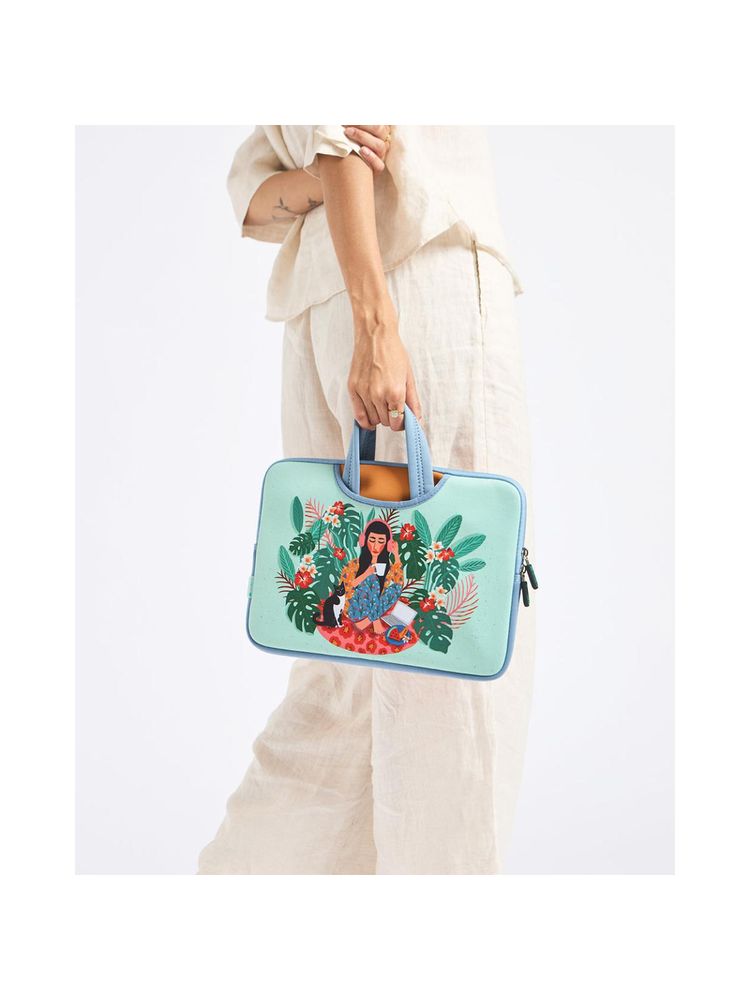Chumbak Live Slow Laptop Sleeve - 11 inch-picture-13