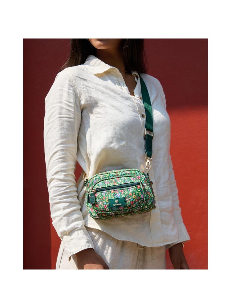Chumbak Shehar Mini Sling Bag With Detachable Strap - Starfruit-picture-21