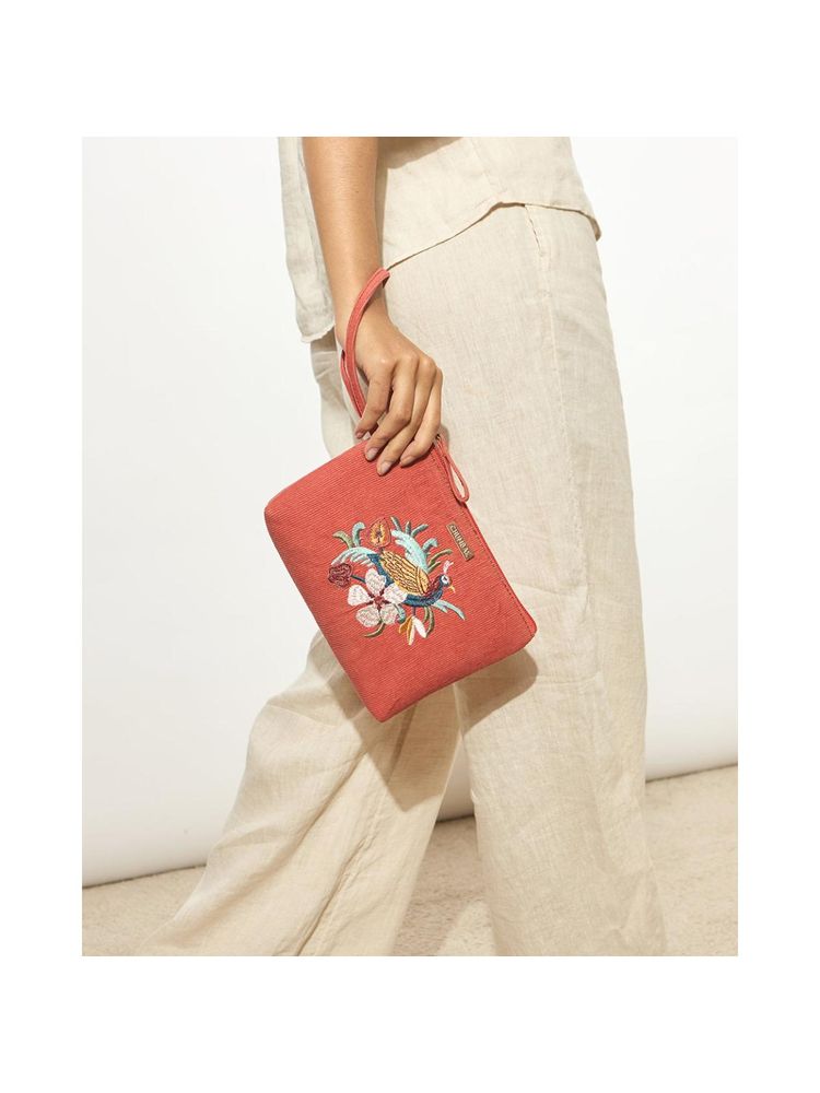 Chumbak Monal Embroidered Pouch-image-4
