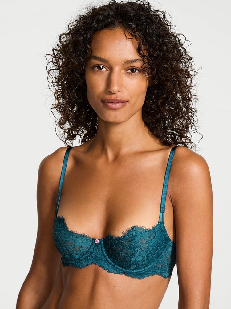 Victoria's Secret Dream Angels Wicked Unlined Lace Balconette Bra-picture-15