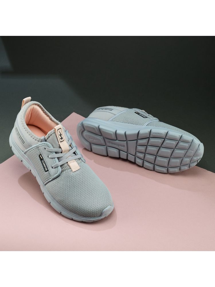 Campus DAFT Women Grey Lace-Up Walking Shoes-picture-27