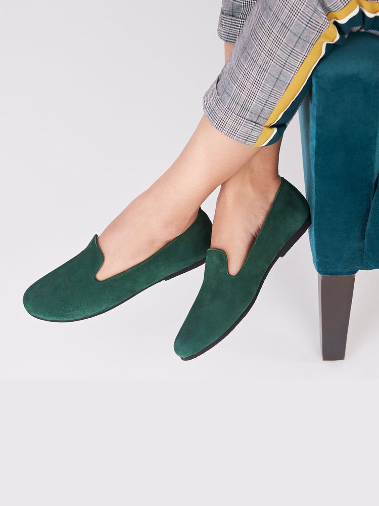 SKO Madison Women Green Loafers-image-13