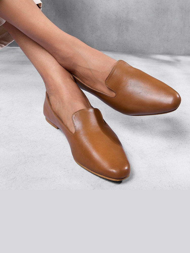 SKO Hannah in Women Tan Loafers-image-33