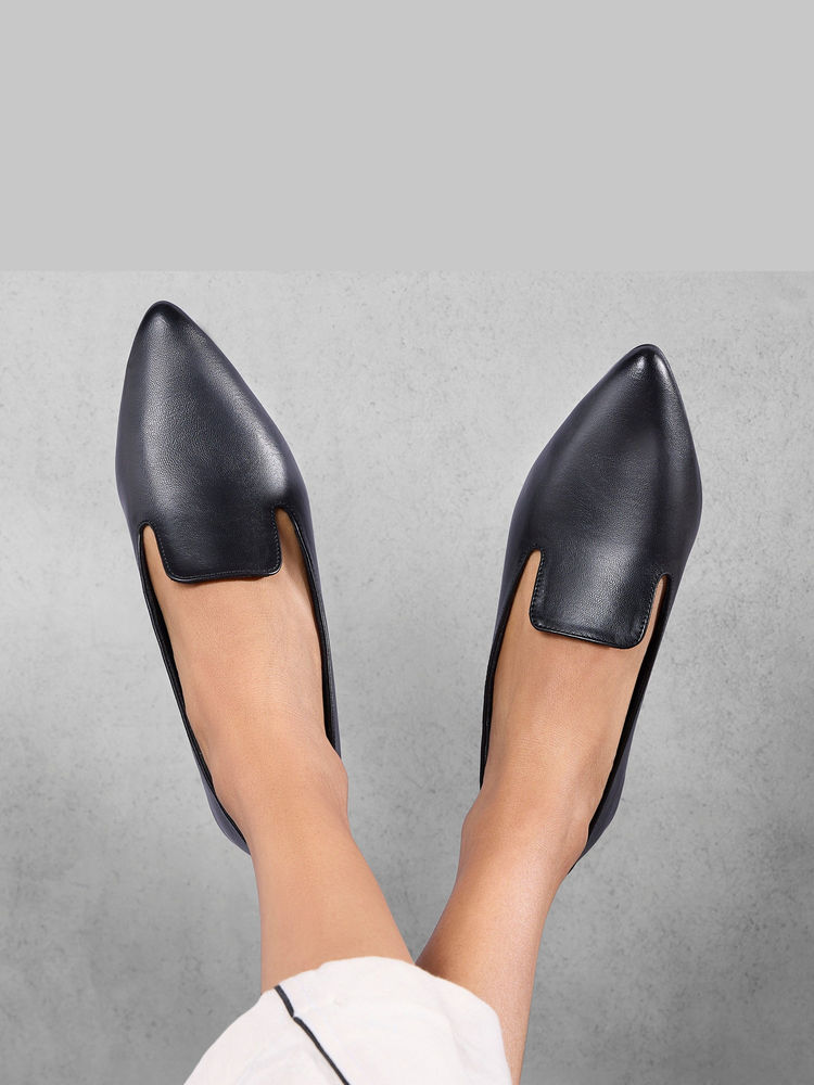 SKO Kim Women Black Loafers-image-15